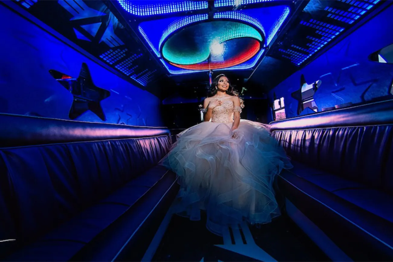 Party Bus for Quinceañeras