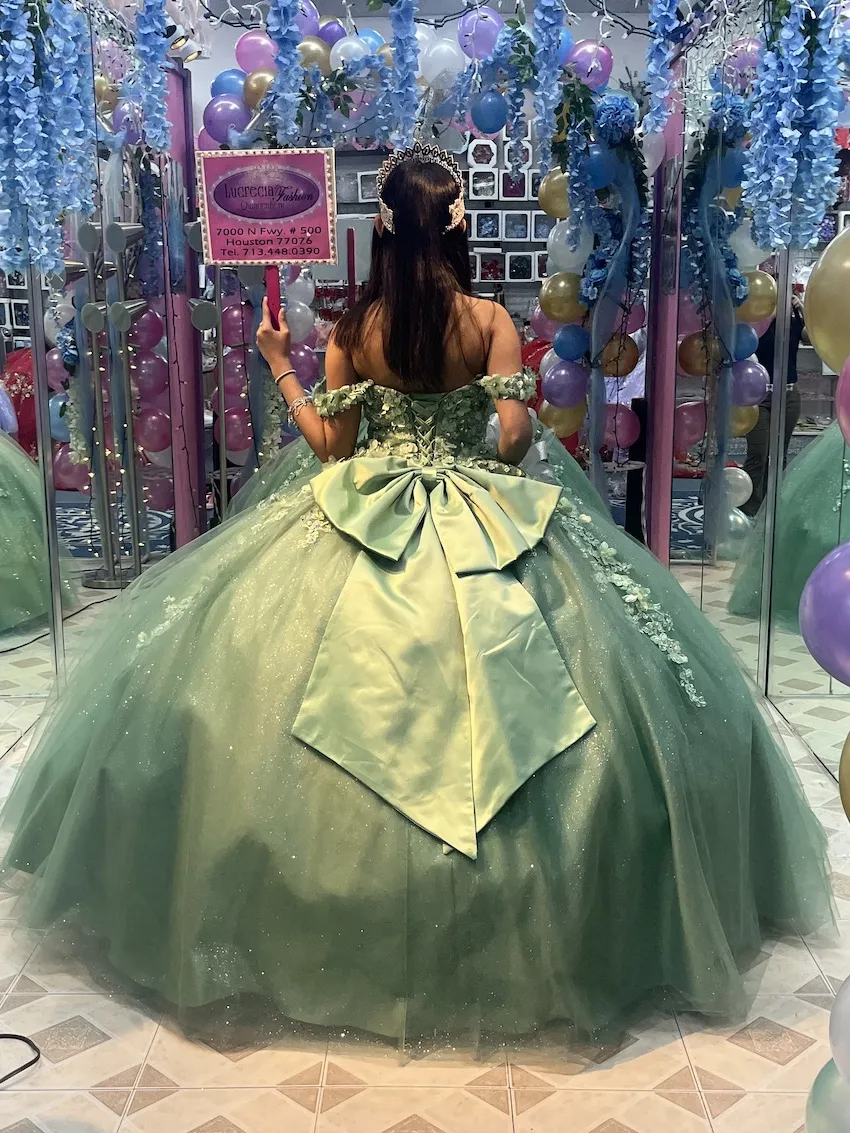 Green Quinceanera Dress