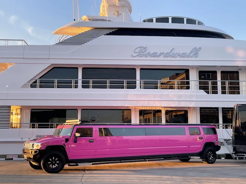 Pink Hummer Limo