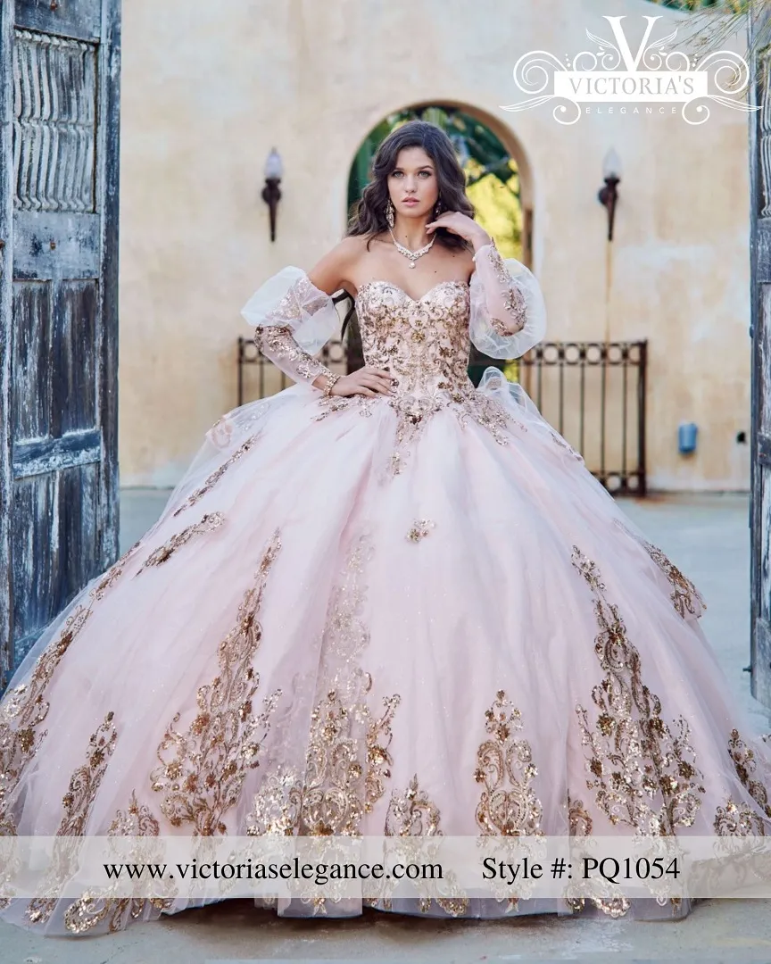 light pink quinceanera dress