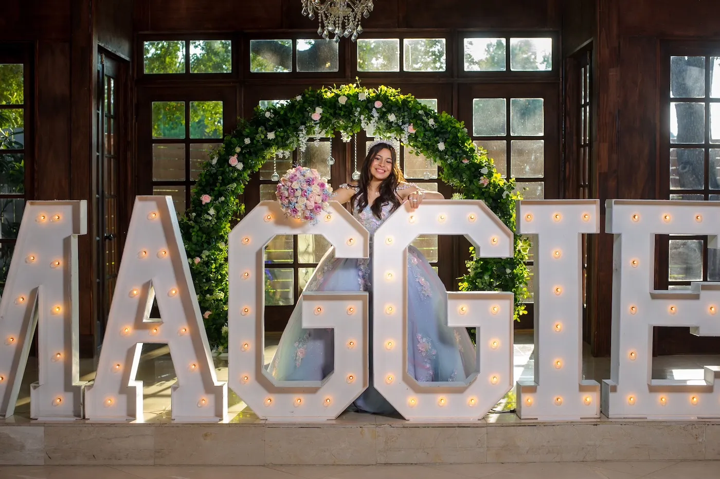 nd grand Rose Ballroom indoor Outdoor Venue for Quinceaneras in Tomball