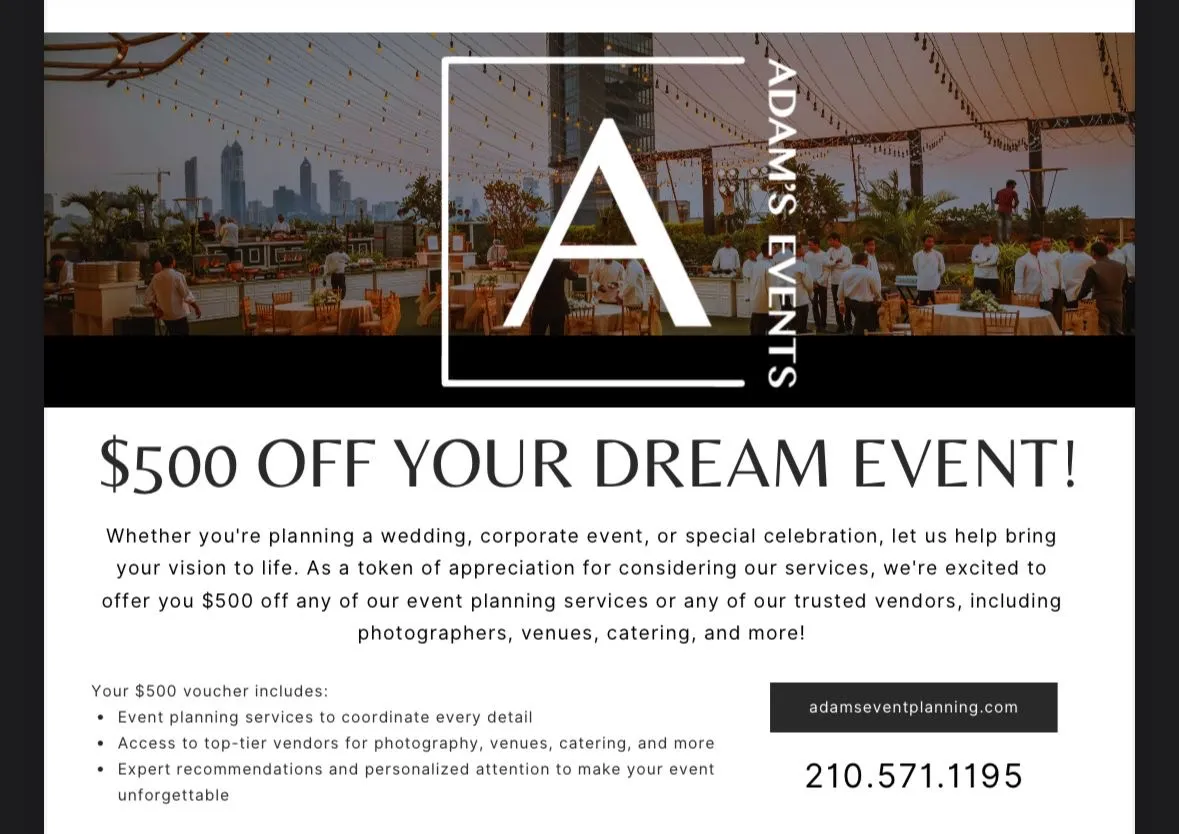 Adam's Event Planning Quinceanera